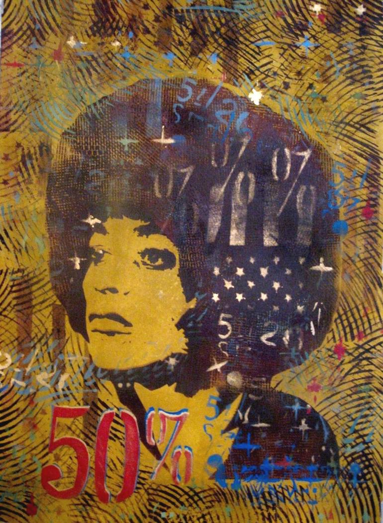 770x1053 Saatchi Art Angela Davis - Angela Davis Painting
