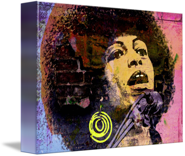650x547 Angela Davis 6 By Otis Porritt - Angela Davis Painting