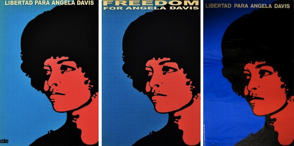 600x298 Trailing Angela Davis, From Fbi Flyers - Angela Davis Painting