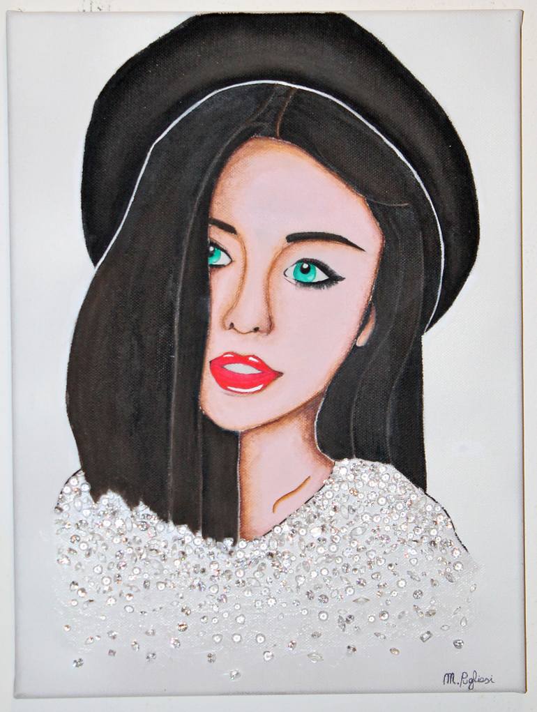 770x1021 Saatchi Art Angelica Painting By Matia Pugliesi - Angelica Painting