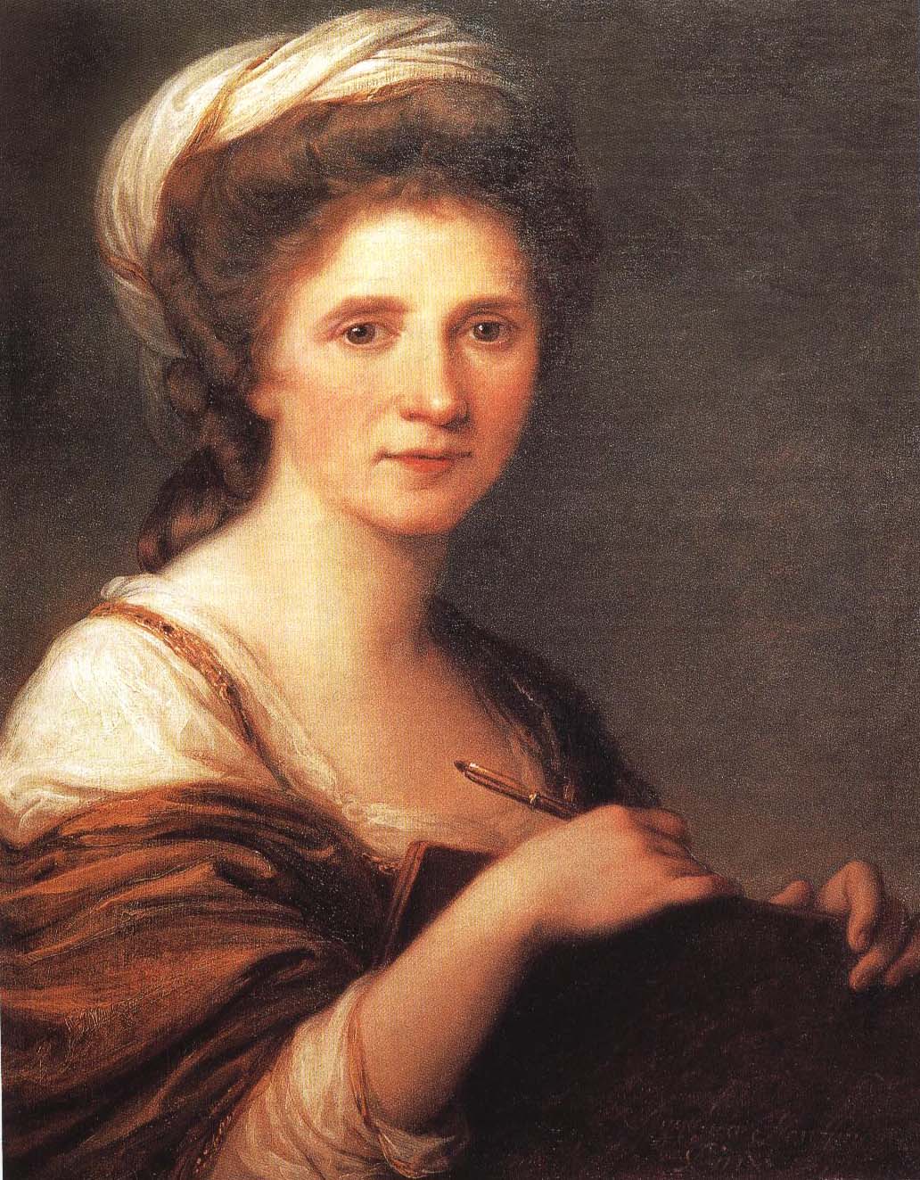 1032x1323 Self Portrait Painting Angelica Kauffmann 1741 1807 Oil Paintings - Angelica Painting