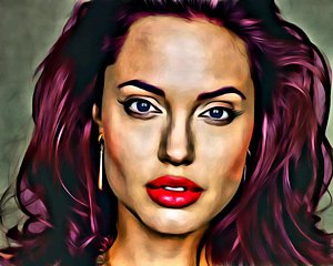 300x240 Angelina Jolie Paintings Fine Art America - Angelina Jolie Painting