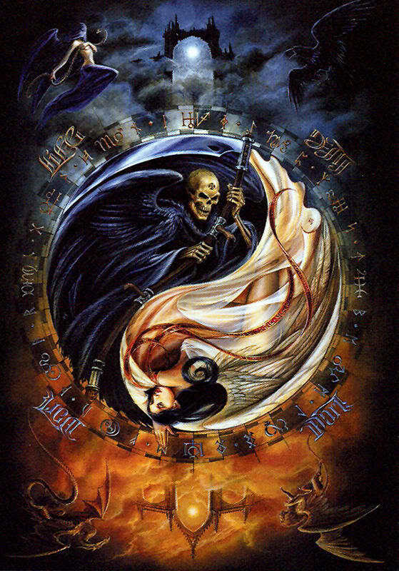 559x800 Demons Gnosis And Gnosticism - Angels And Demons War Painting