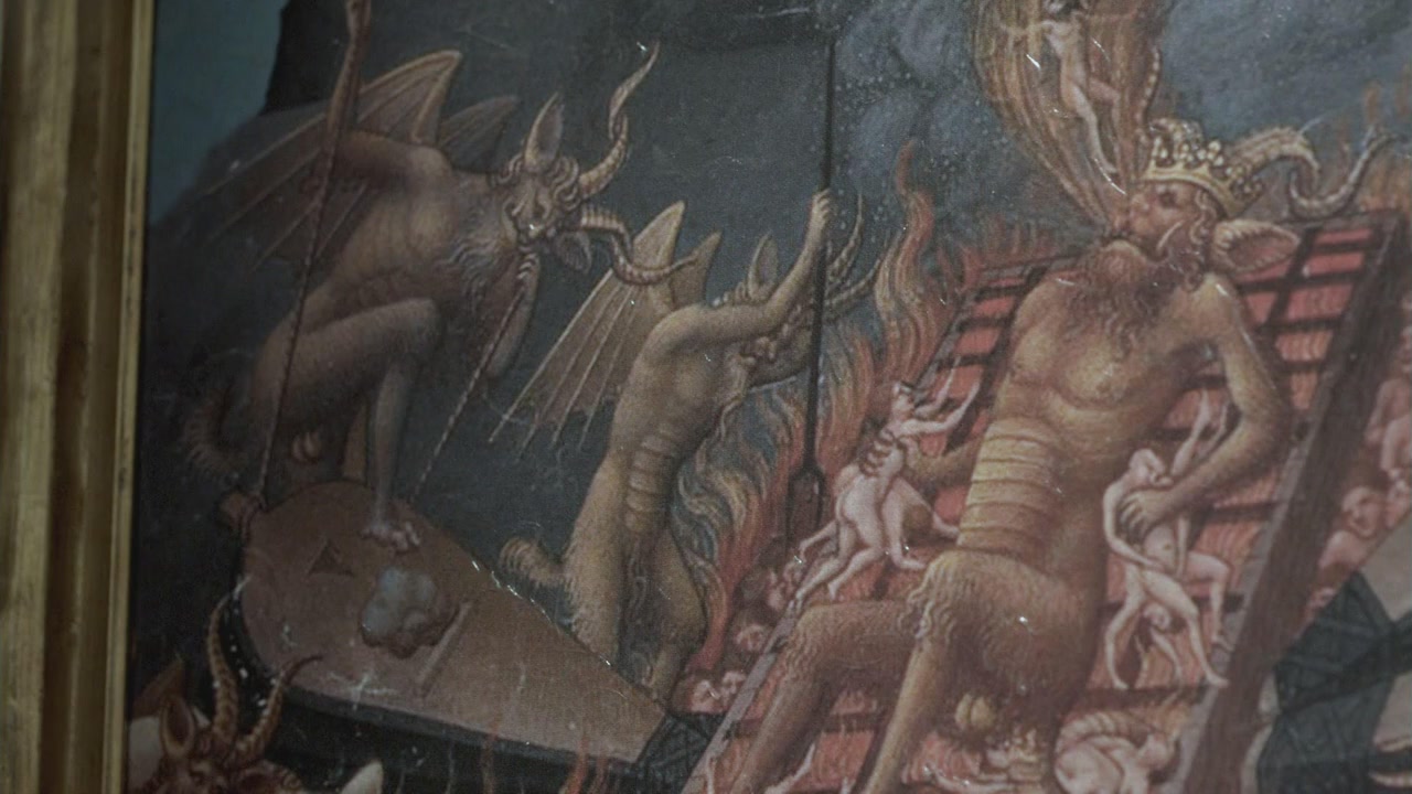 1280x720 Image - Angels Fighting Demons Painting