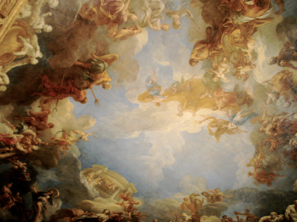 Versailles Maria Perry - Angels In The Sky Painting. 