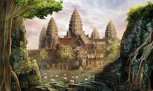 500x296 Angkor Wat Painting Favorite Places Amp Spaces - Angkor Wat Painting