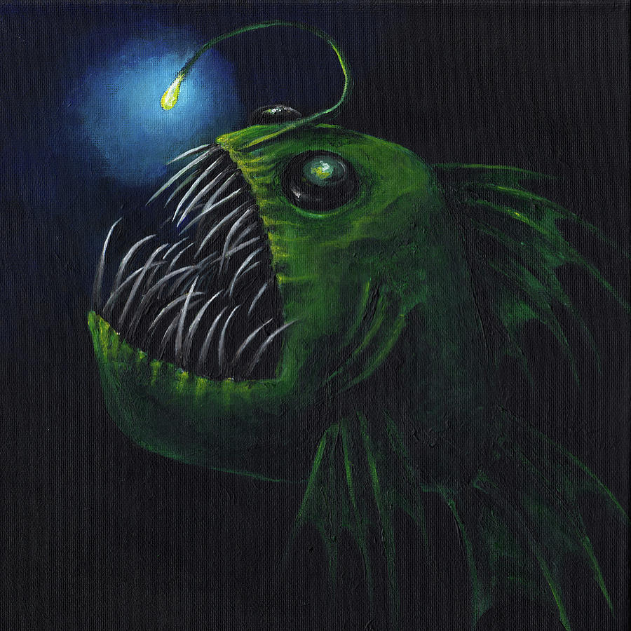 Angler Fish Painting at Explore collection of