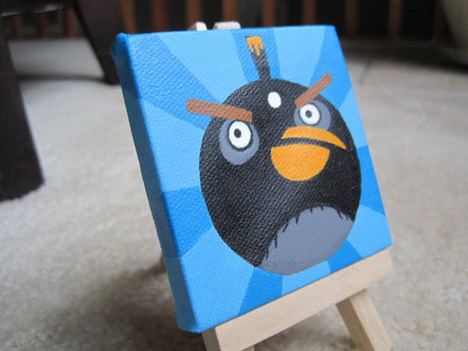468x351 88 Awesome Angry Birds Merchandise You Should Not Miss - Angry Birds Painting