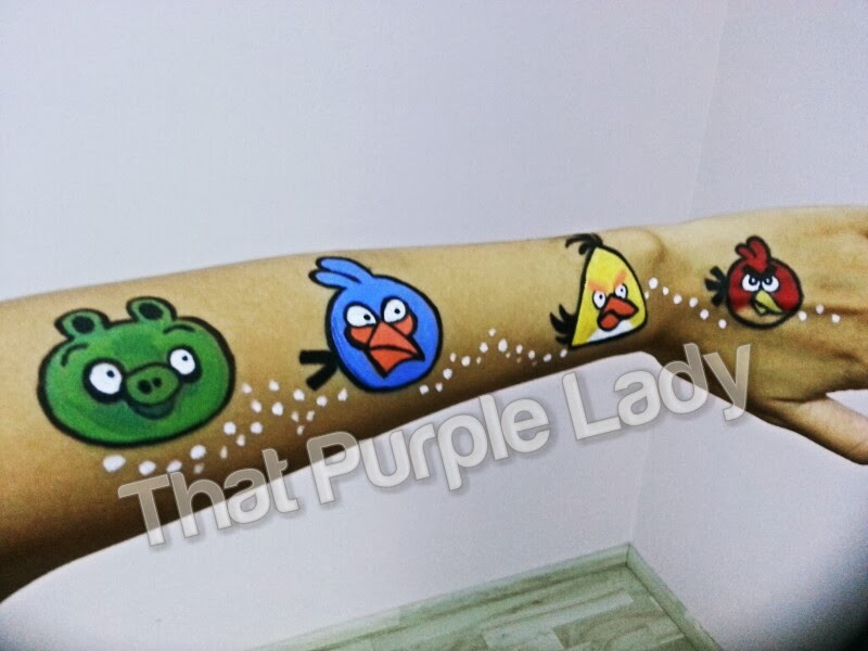 800x600 That Purple Lady - Angry Birds Painting