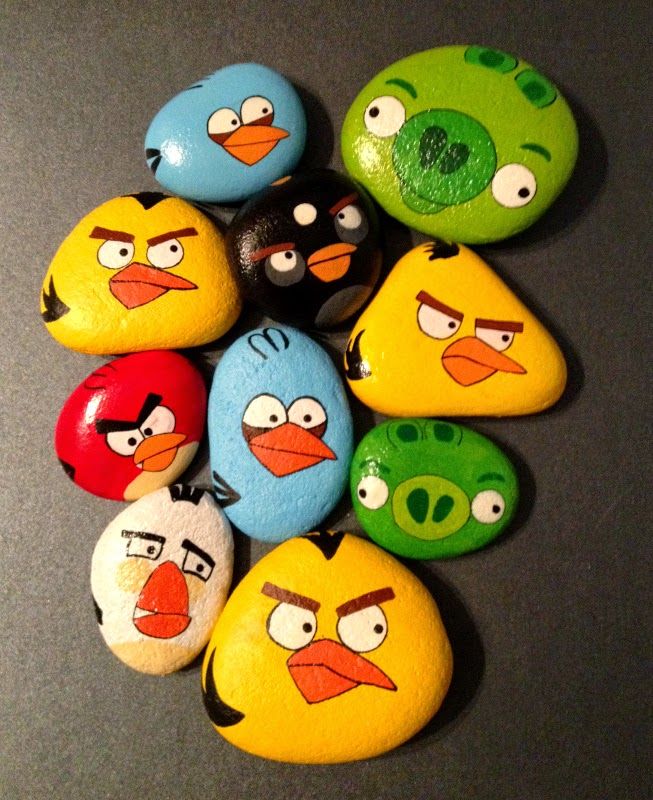 653x800 Angry Birds - Angry Birds Painting