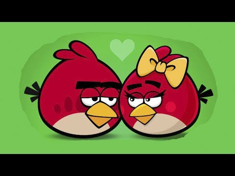 480x360 Angry Birds Love Birds Sand Painting - Angry Birds Painting