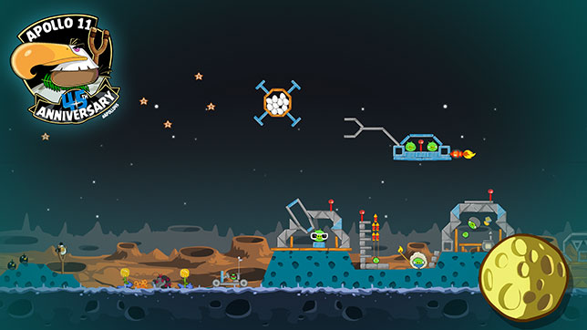 644x362 Pig Days Angry Birds - Angry Birds Space Painting