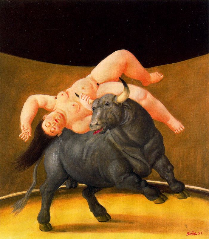 701x800 Angry Bull By Fernando Botero History, Analysis Amp Facts - Angry Bull Painting