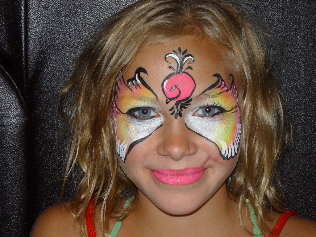 1024x768 Face Painting - Angry Face Painting