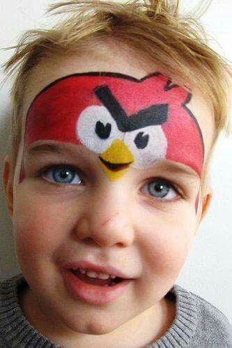 333x500 Pin By Charity Emert On Face Painting - Angry Face Painting