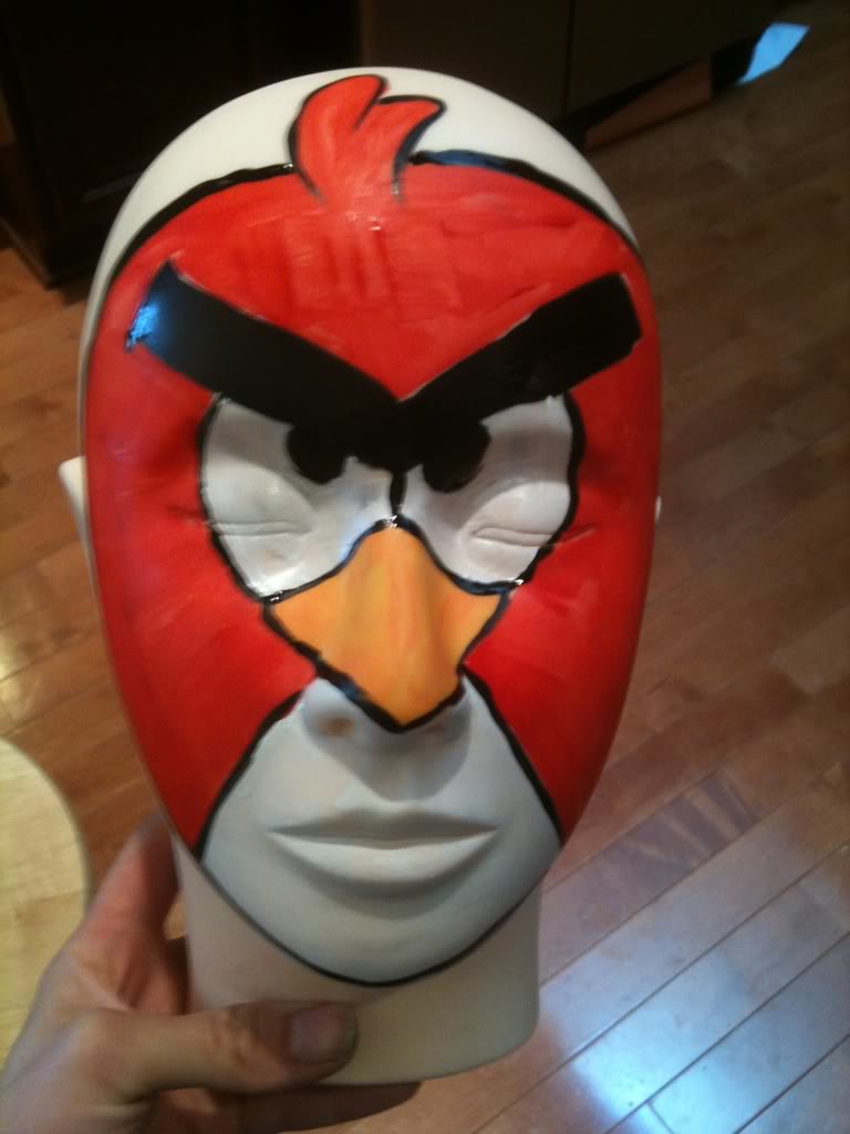768x1024 The Angry Birds - Angry Face Painting