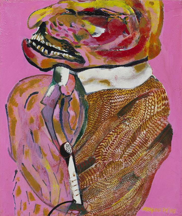 700x830 Johans Borman Fine Art Sa Masters Hodgins, Robert Angry Man - Angry Man Painting