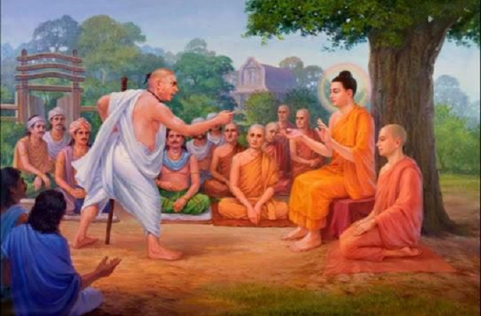 680x446 One Day Buddha Walked Through A Village. When A Very Angry Man - Angry Man Painting