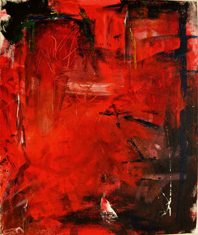 819x975 Painting Emotion - Angry Painting