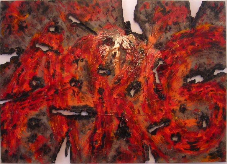 770x555 Saatchi Art You Make Me So Angry Painting By Les Malves - Angry Painting