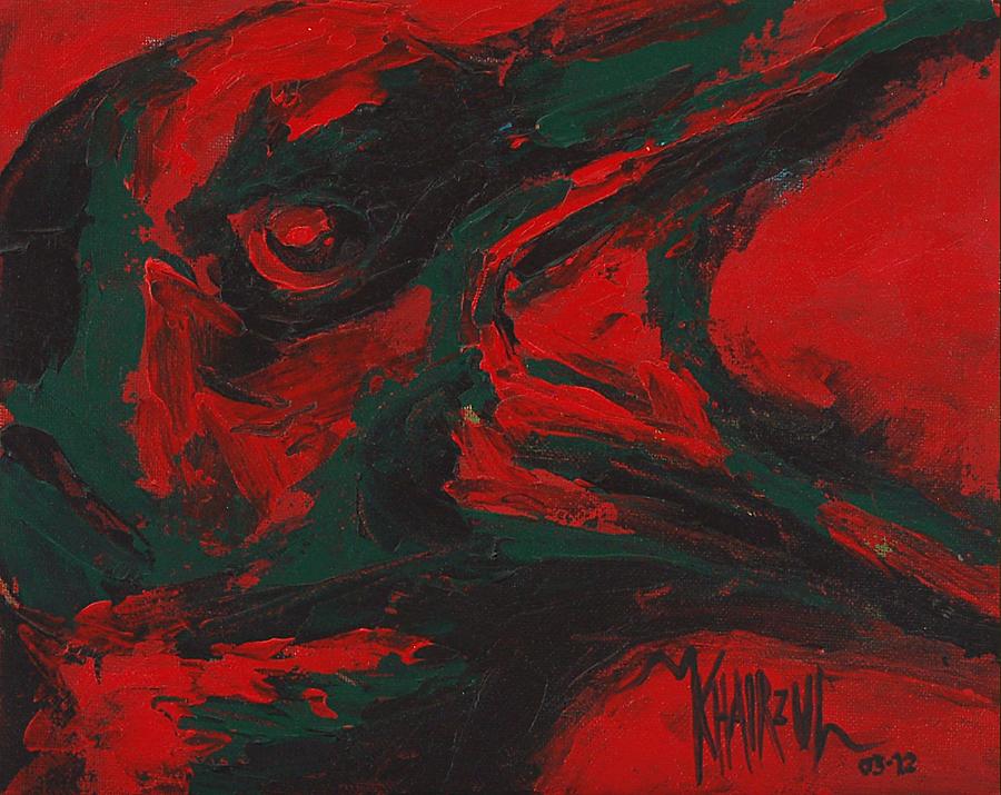 900x715 Angry Bird - Angry Painting