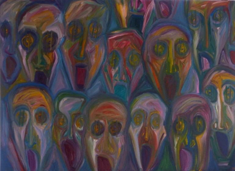 770x561 Saatchi Art Angst Painting By Daniela Newton - Angst Painting