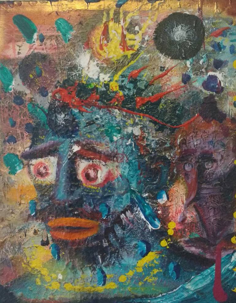 770x987 Saatchi Art El Greco 2.0 Vs Dr Angst Painting By Rory Price - Angst Painting