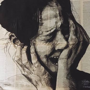 375x375 Anguish Series Collection Saatchi Art - Anguish Painting