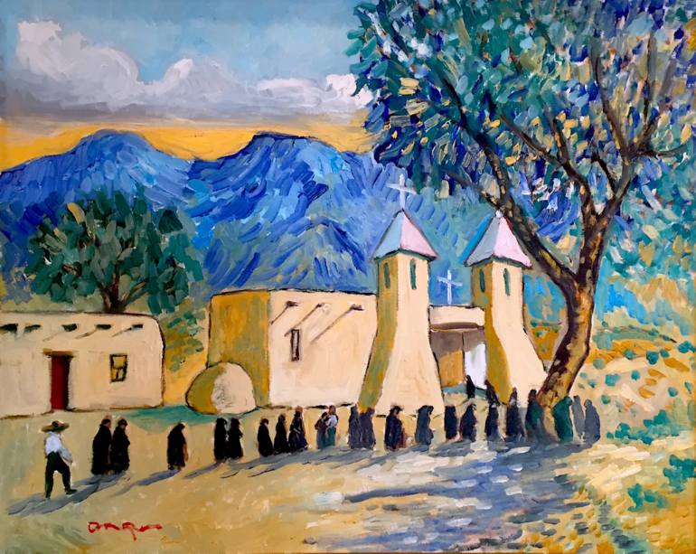 770x613 Saatchi Art Sanctuary Painting By Angus Macdonald - Angus Painting