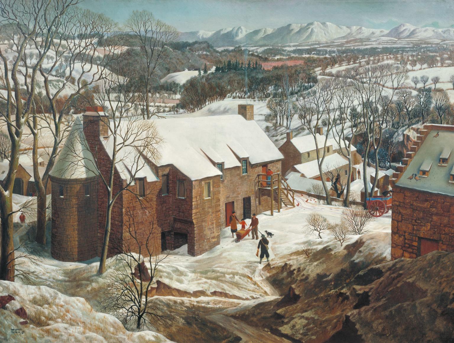 1536x1160 Winter In Angus', J. Mcintosh Patrick, 1935 Tate - Angus Painting