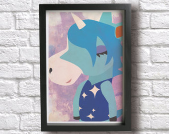 340x270 Tom Nook Poster Inspired By The Animal Crossing Series Fine - Animal Crossing Fine Painting