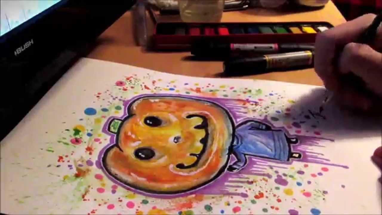 1280x720 Jack Animal Crossing Speed Art Painting (Watercolor By Jonny2may - Animal Crossing Painting