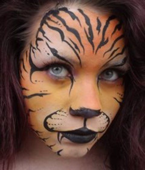 480x564 African Animal Face Paint - Animal Face Painting