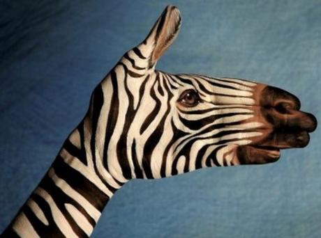 460x342 Top 10 Amazing Animal Hand Paintings - Animal Hand Painting