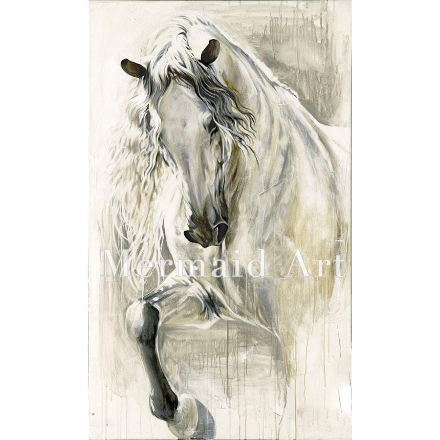 900x900 High Quality Handpainted Art Oil Paintings Animal Abstract Horse - Animal Head Painting