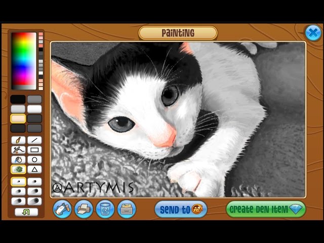 640x480 Artymis - Animal Jam Painting