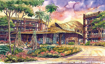 350x215 Disney's Animal Kingdom Lodge - Animal Kingdom Painting