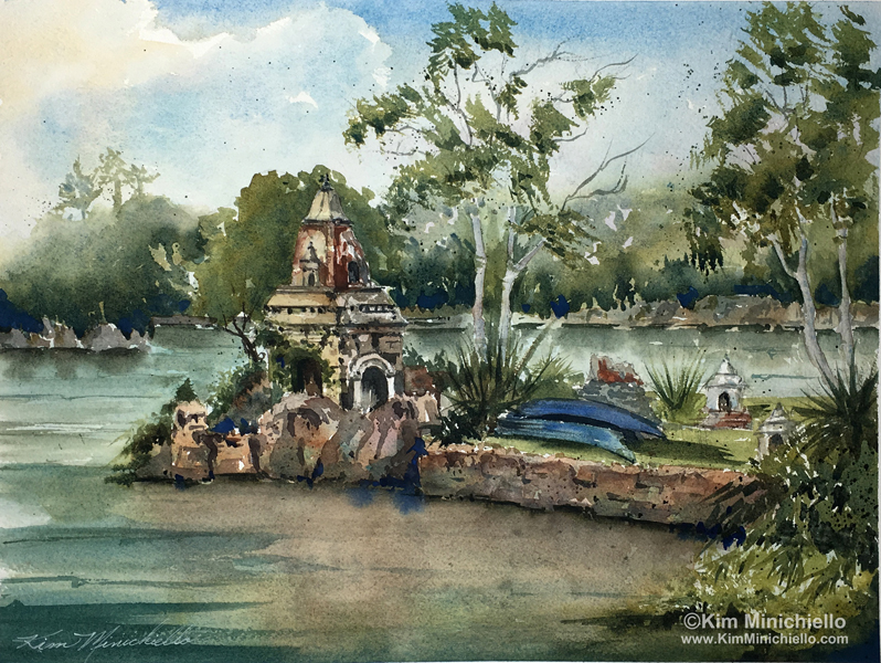 798x600 Plein Air Friday, Back - Animal Kingdom Painting