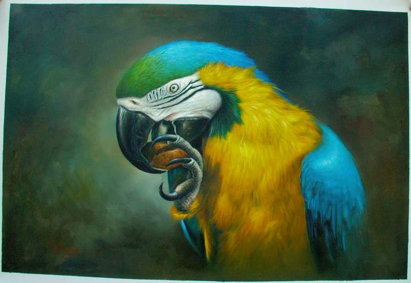 821x566 Art Oil Paintings Art Oil Painting Animal Animal Painting,oil - Animal Oil Painting