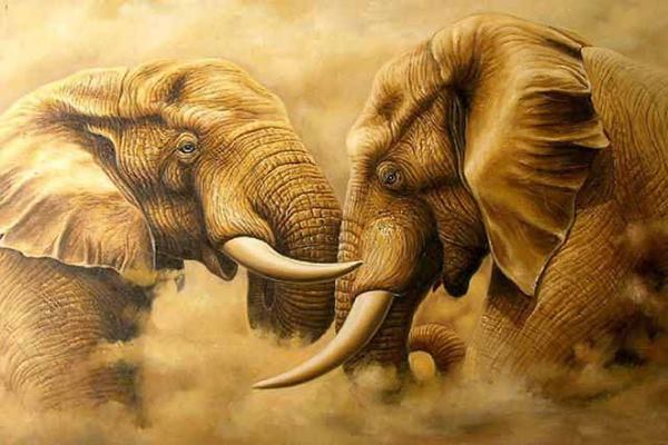 600x400 40 Outstanding Oil Paintings Of Animals - Animal Oil Painting