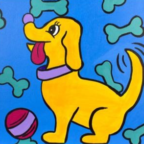 294x294 Art Ventures For Kids Canvas Painting Parties - Animal Painting For Kids