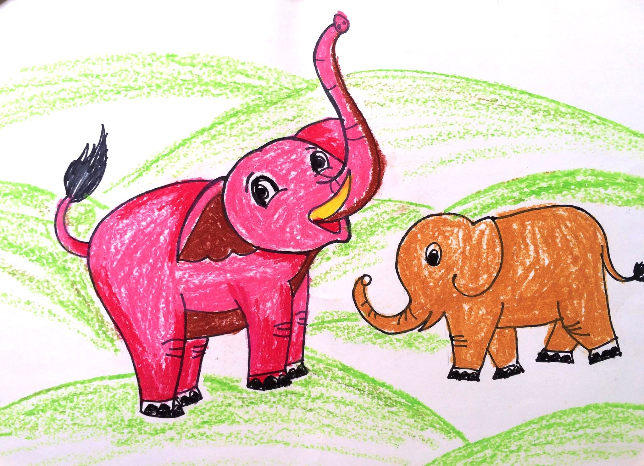 2048x1482 Paintingimals For Kids Painting For Kids How To Draw - Animal Painting For Kids