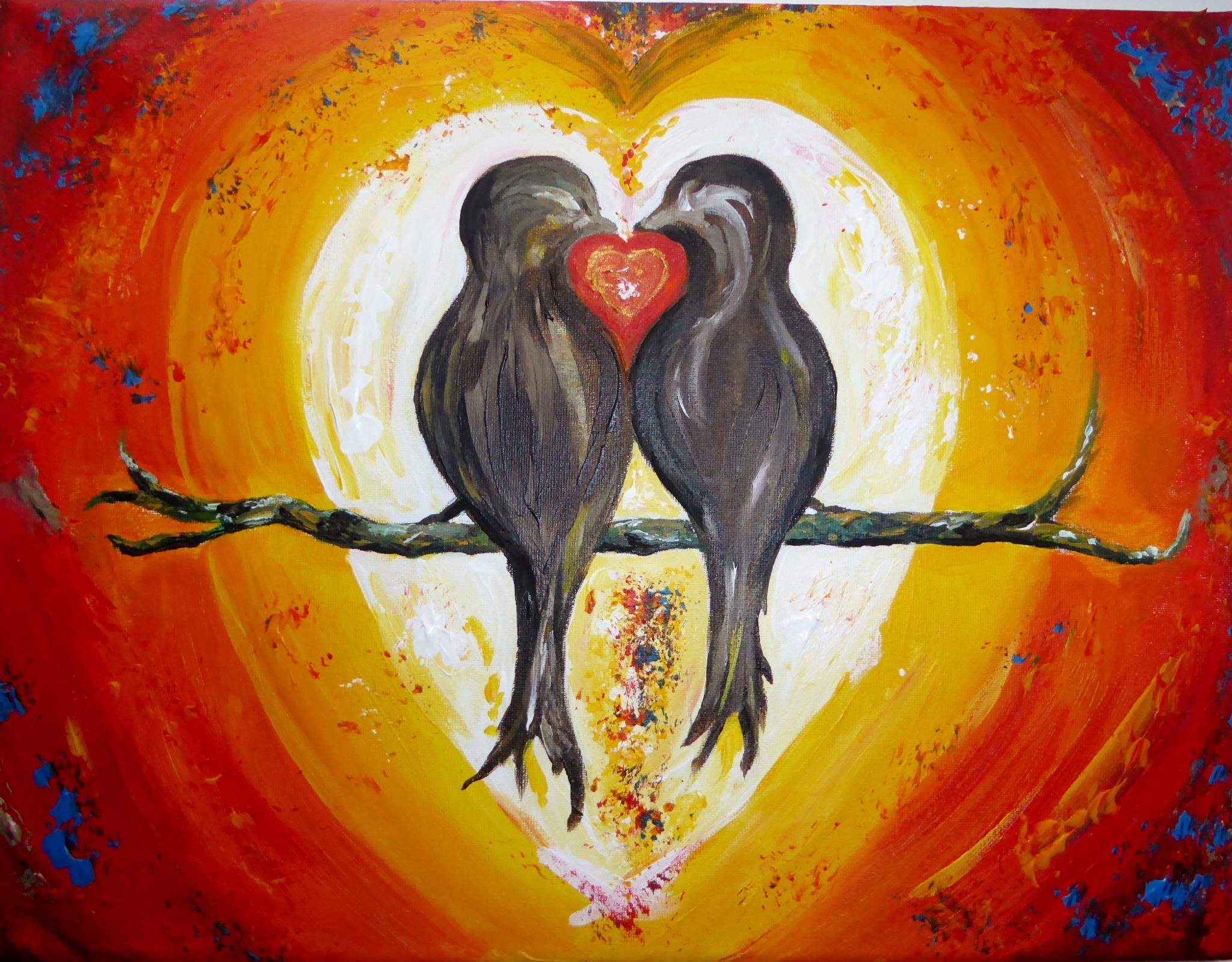 2048x1598 Life Got Creative Beautiful Acrylic Animal Paintings - Animal Painting Images