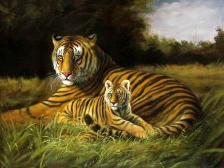 448x336 Animal Painting Art - Animal Painting Images