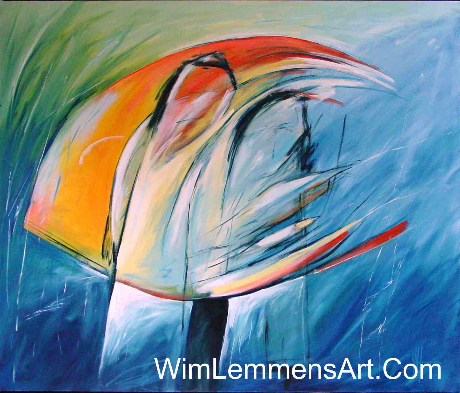 1600x1369 Abstract Animal Art And My Visits To The Zoo - Animal Painting Images