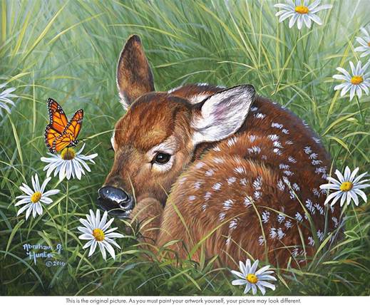 519x428 Animal Pbn Say Hello To Fine Arts! - Animal Painting Images