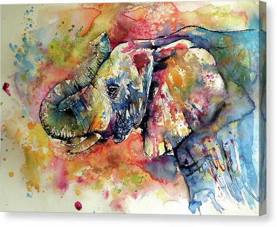 546x447 Animal Canvas Prints Fine Art America - Animal Painting On Canvas