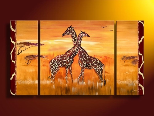 500x375 Animal Group Oil Painting On Canvas From China Manufacturer - Animal Painting On Canvas
