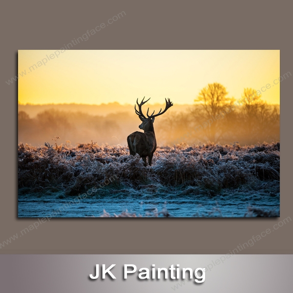 600x600 Cheap Animal Deer Artwork For Home Decor Paintings Without - Animal Painting Online