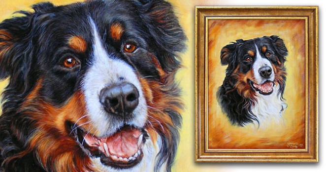 662x351 Pet Portraits And Animal Oil Paintings - Animal Portrait Painting